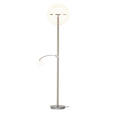 LED-DECKENFLUTER 40/180 cm    - Weiß/Nickelfarben, KONVENTIONELL, Kunststoff/Metall (40/180cm) - Dieter Knoll