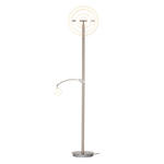 LED-DECKENFLUTER 40/180 cm    - Weiß/Nickelfarben, KONVENTIONELL, Kunststoff/Metall (40/180cm) - Dieter Knoll