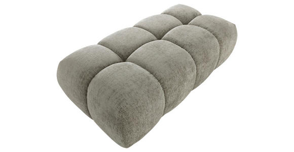 HOCKER Flachgewebe Olivgrün - Schwarz/Olivgrün, KONVENTIONELL, Kunststoff/Textil (86/42/57cm) - Carryhome