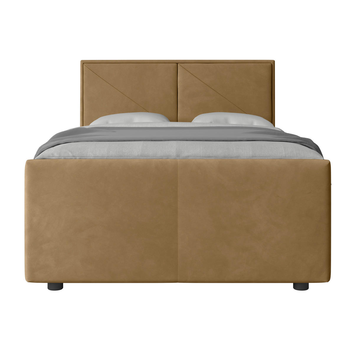 BOXSPRINGBETT 140/200 cm  in Beige  - Beige, Modern, Holz/Kunststoff (140/200cm) - MID.YOU
