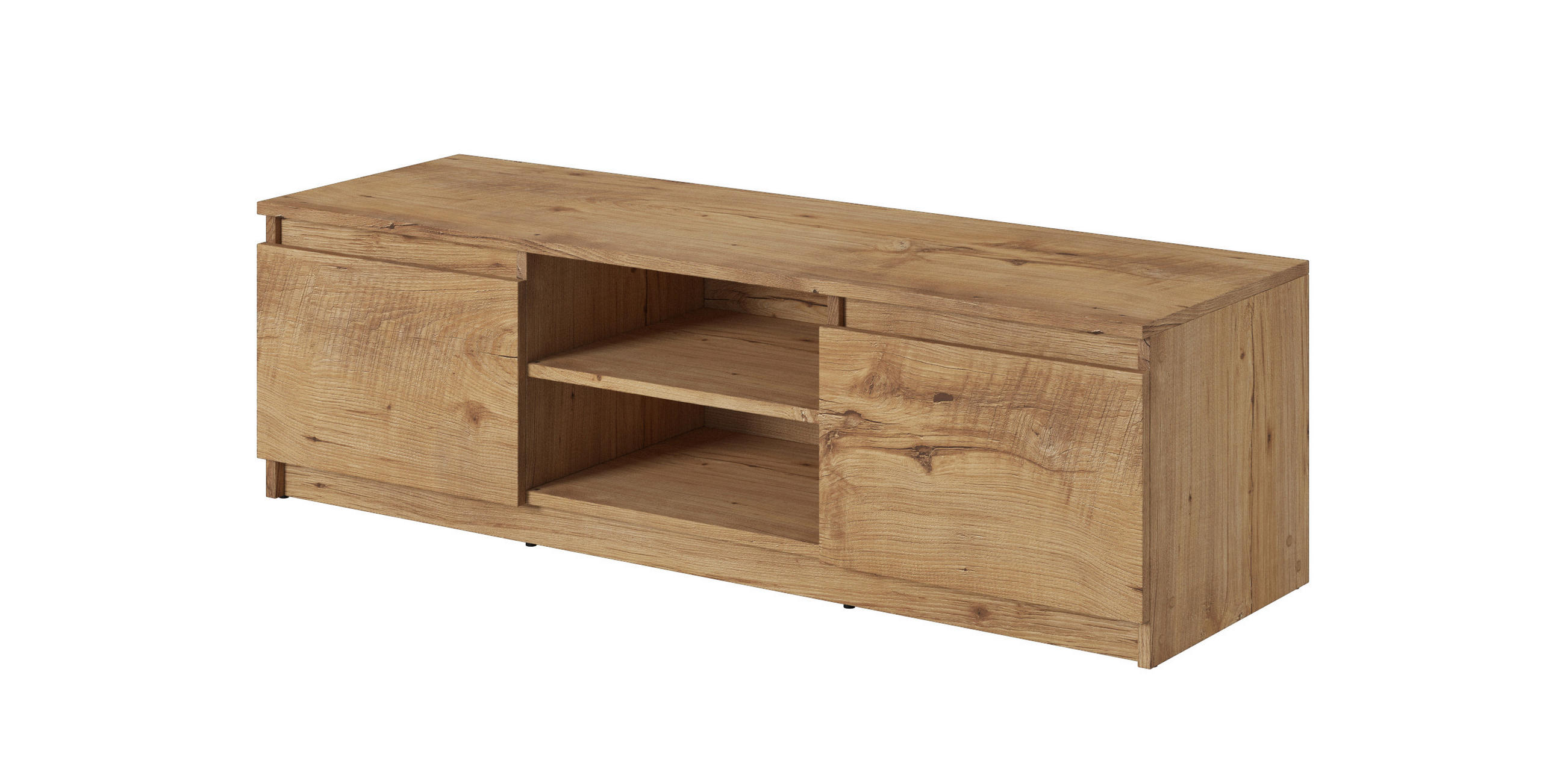 LOWBOARD  120/35,5/38 cm  stehend  - Kastanienfarben/Schwarz, Design, Holzwerkstoff/Kunststoff (120/35,5/38cm) - Livetastic