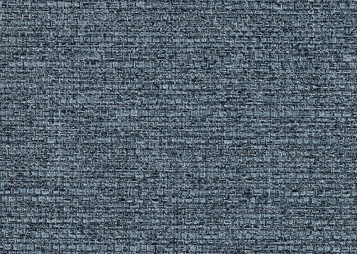ECKSOFA Blau Struktur  - Chromfarben/Blau, KONVENTIONELL, Textil/Metall (310/280cm) - Carryhome
