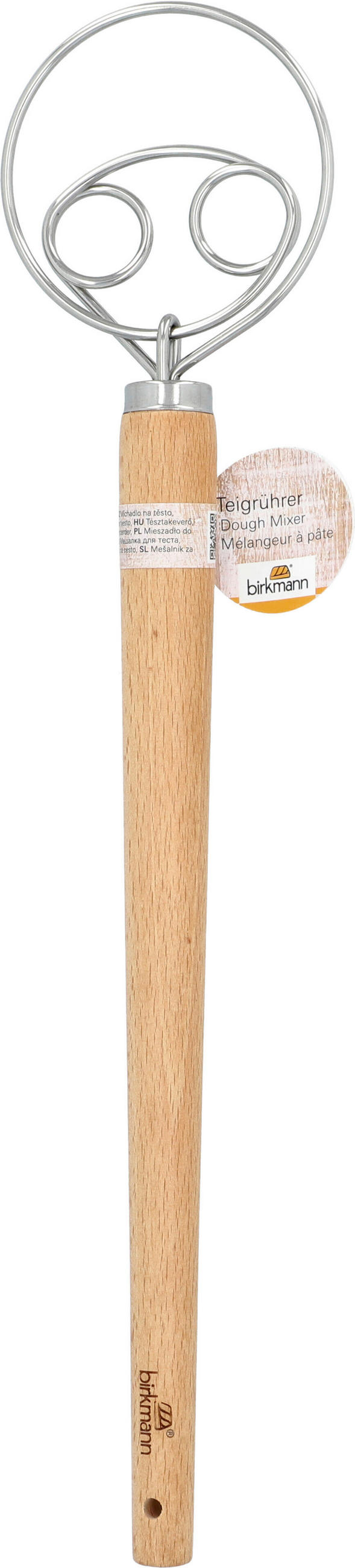 BROTBACK-SET Laib&Seele  - Hellbraun/Silberfarben, KONVENTIONELL, Holz/Textil - Birkmann