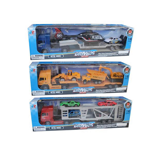 AUTO TRANSPORTER   - boje aluminija, Basics, plastika (34x76x100cm)