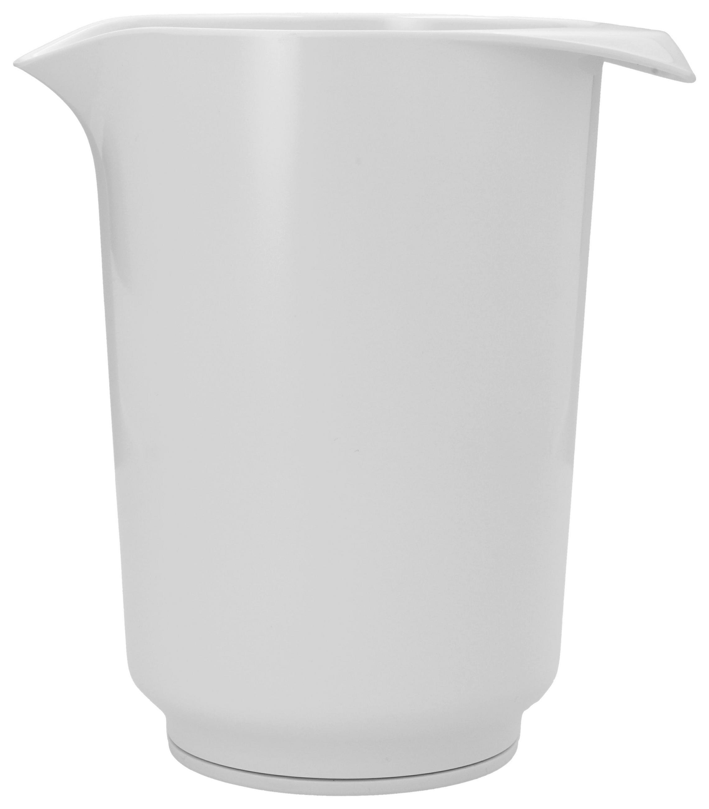 MÍSA NA MÍCHÁNÍ, plast,  - bílá, Basics, plast (1,5cm) - Birkmann