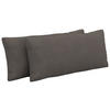 NIERENKISSEN  - Graphitfarben, KONVENTIONELL, Textil (65/25cm) - Sit & More