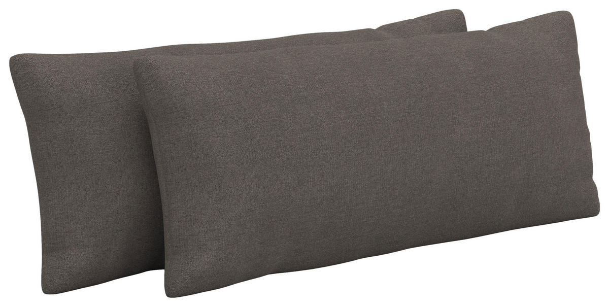NIERENKISSEN  - Graphitfarben, KONVENTIONELL, Textil (65/25cm) - Sit & More