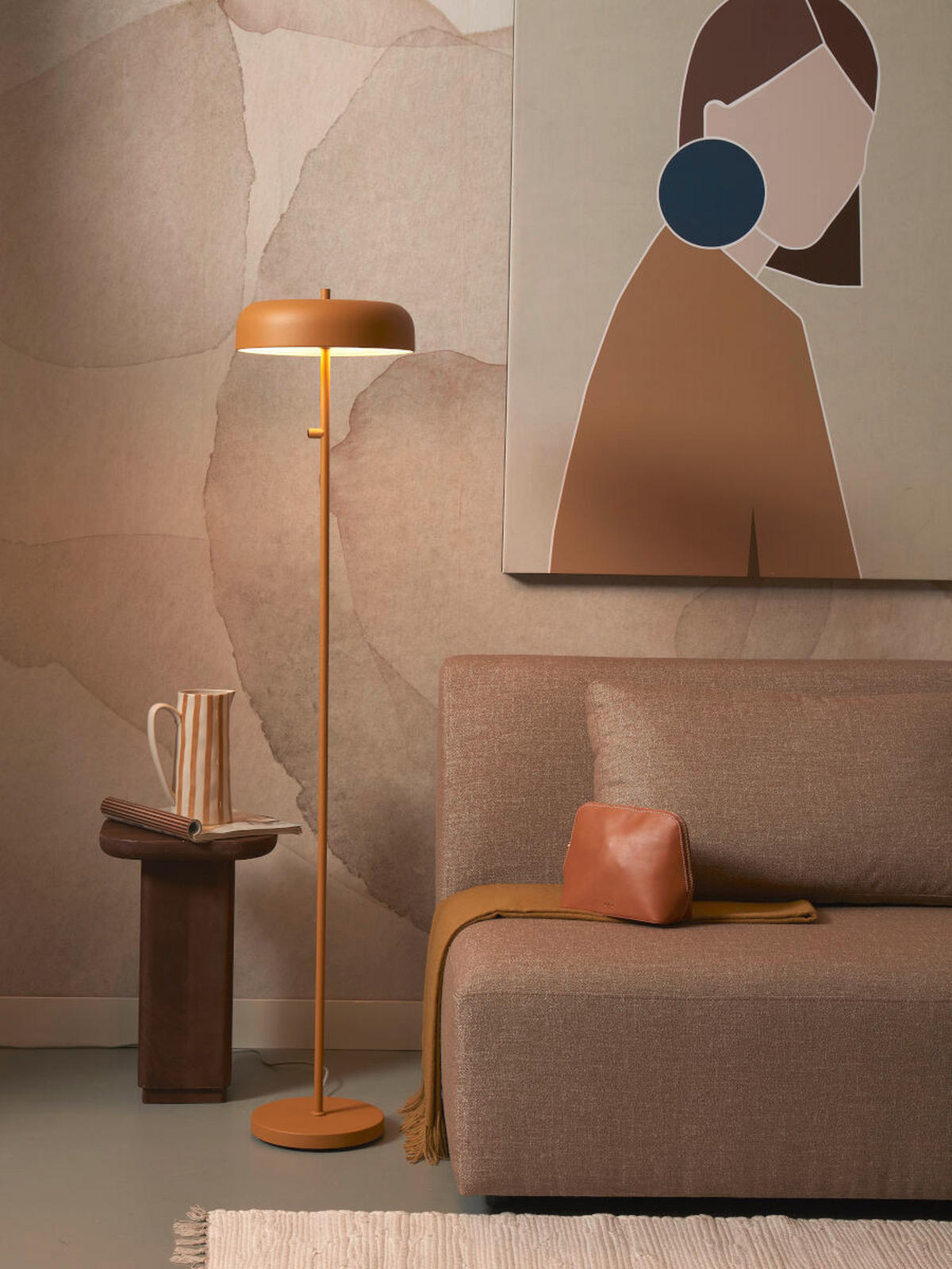 GOLVLAMPA it's about RoMi 30/145,5 cm    - orange, Trend, metall (30/145,5cm) - It's about Romi