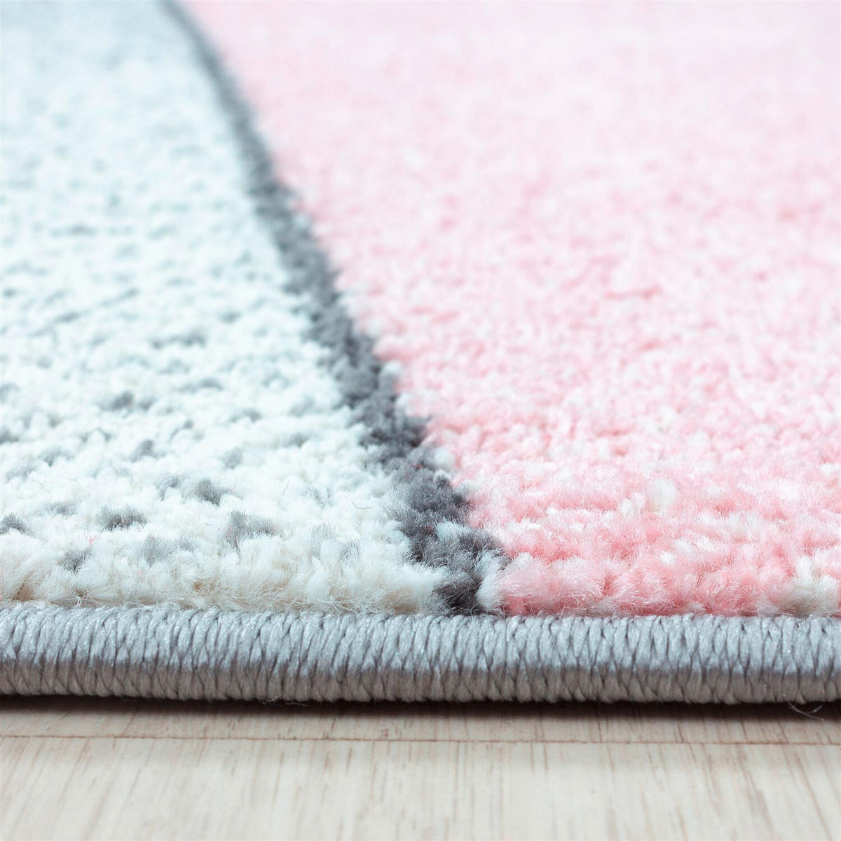 VÄVD MATTA 200/290 cm Beta  - rosa, Basics, textil (200/290cm) - Novel