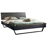 BETT 160/200 cm,  in Anthrazit  - Anthrazit, Design, Metall (160/200cm) - Hasena