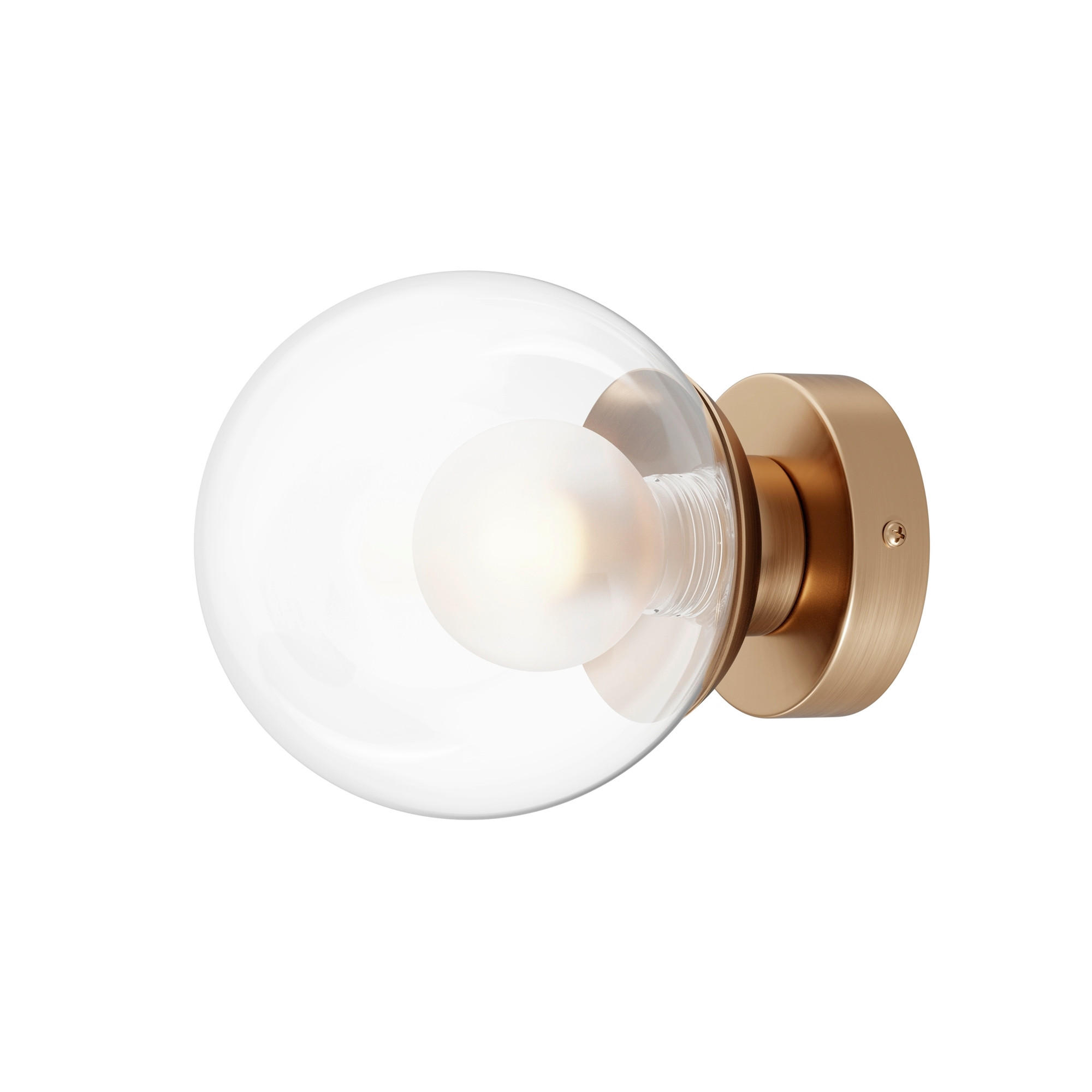 WANDLEUCHTE Basic form 15/15 cm  - Goldfarben, Design, Metall (15/15cm) - MAYTONI
