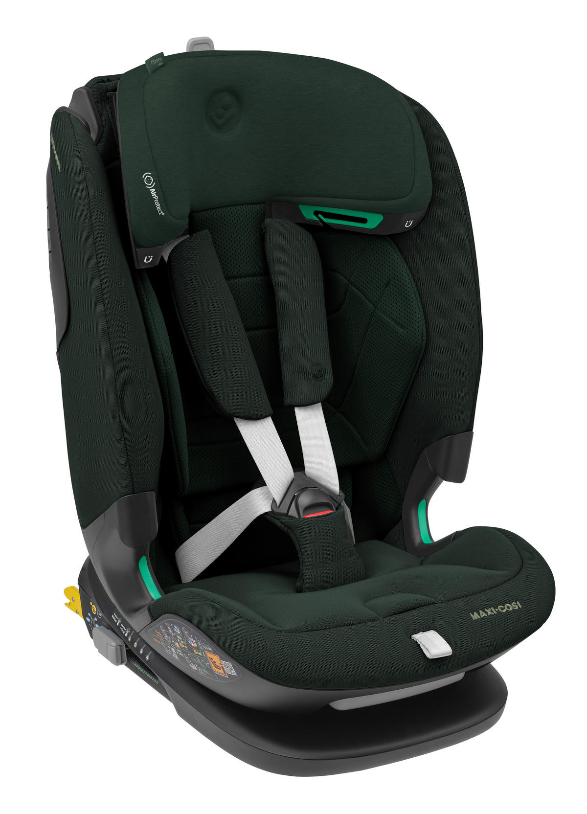 KINDERAUTOSITZ Titan Pro i-Size  - Dunkelgrün, Basics, Kunststoff/Textil (46/76/60cm) - Maxi-Cosi