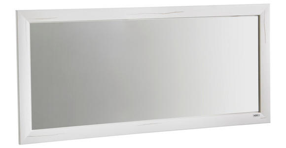 SPIEGEL Weiß  - Weiß, LIFESTYLE, Glas/Holzwerkstoff (130,4/60/2,5cm) - Hom`in