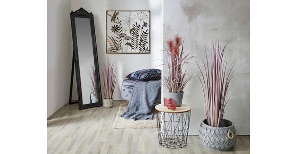 WANDDEKO Metall  - Schwarz, Basics, Metall (81,6/81,6cm) - Ambia Home