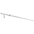 VORHANGSTANGENSET 120-210 cm  - Grau Hochglanz, Basics, Metall (120-210cm) - Homeware