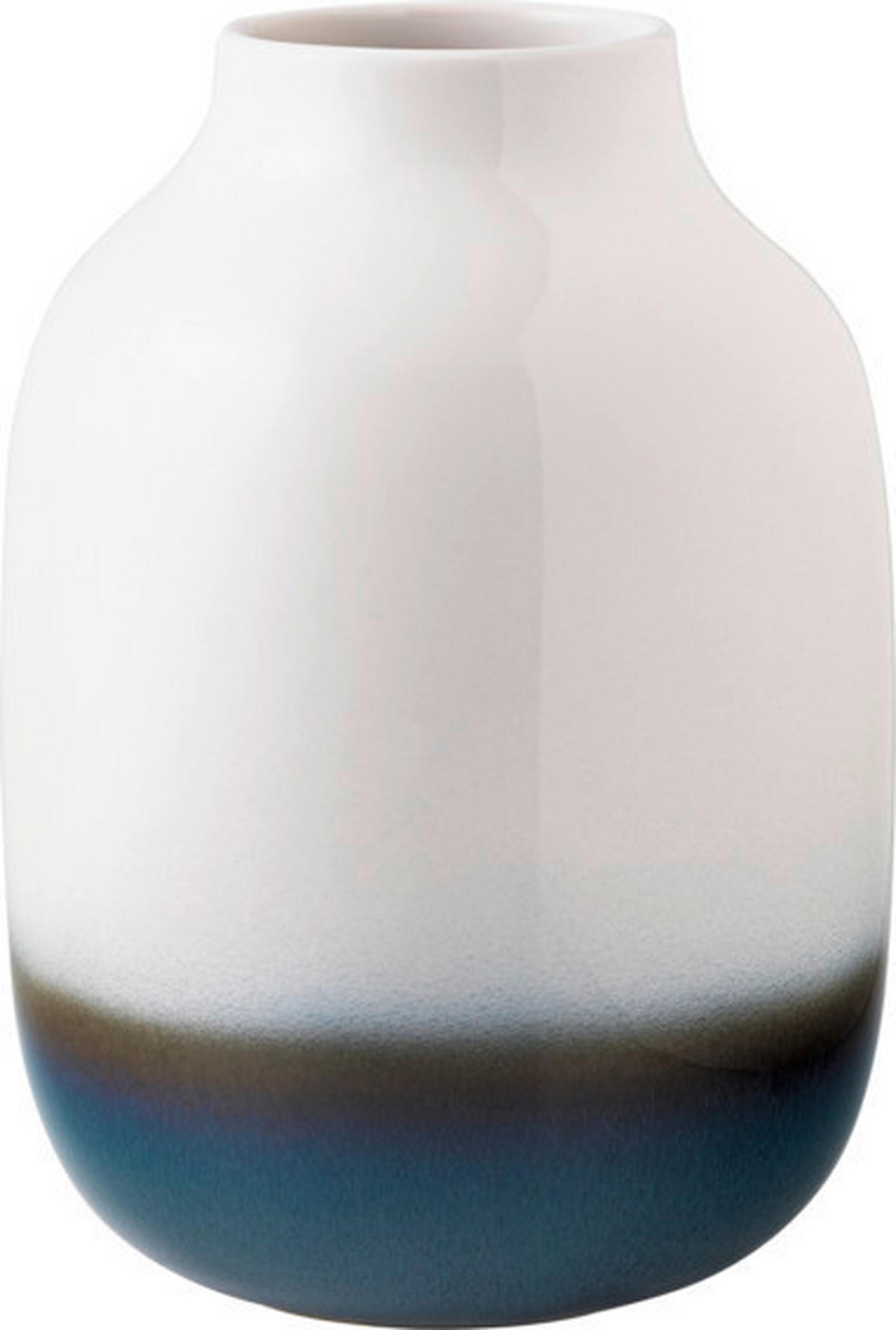 VAZA     keramika  - bijela/plava, Basics, keramika (15,5cm) - like.Villeroy & Boch