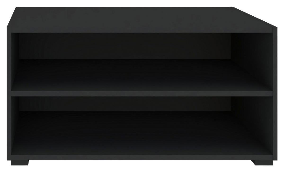 REGÁL, antracitová, 91/45/40 cm - čierna/antracitová, Konventionell, kompozitné drevo/plast (91/45/40cm) - Hom`in