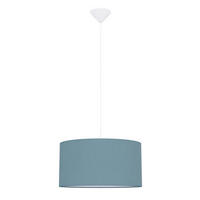 ZÁVĚSNÉ SVÍTIDLO,   - modrá, Basics, kov/textil (40/91cm)