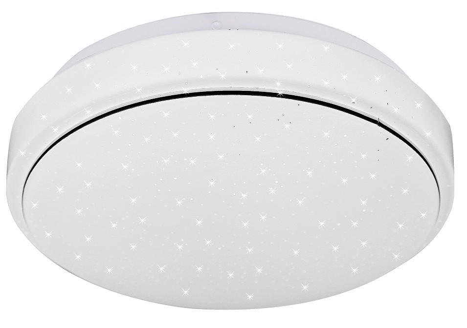 LED-TAKLAMPA Jasper 26/26/6.5 cm  - vit, Basics, metall (26/26/6.5cm)