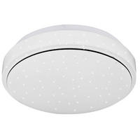 LED-TAKLAMPA Jasper 26/26/6.5 cm  - vit, Basics, metall (26/26/6.5cm)