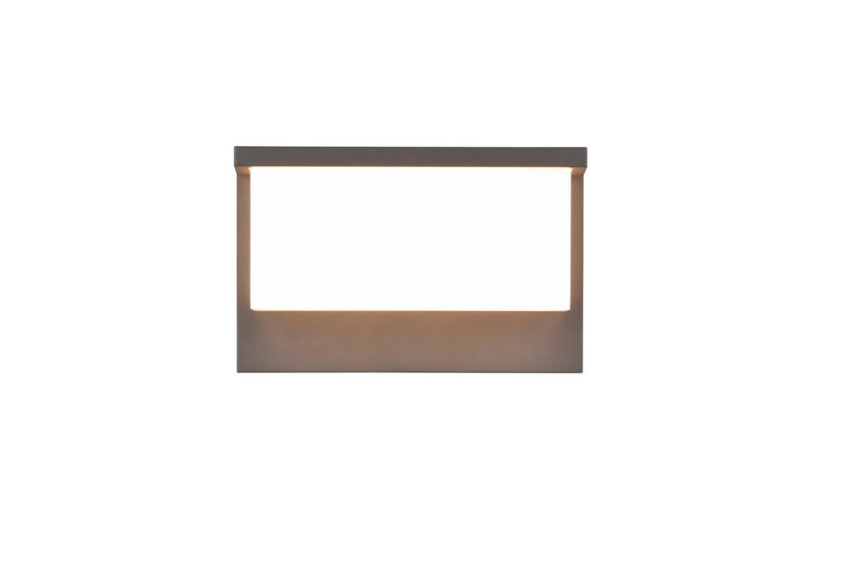 AUSSENWANDLEUCHTE - Anthrazit, Design, Metall (15/23/12cm) - Trio Leuchten