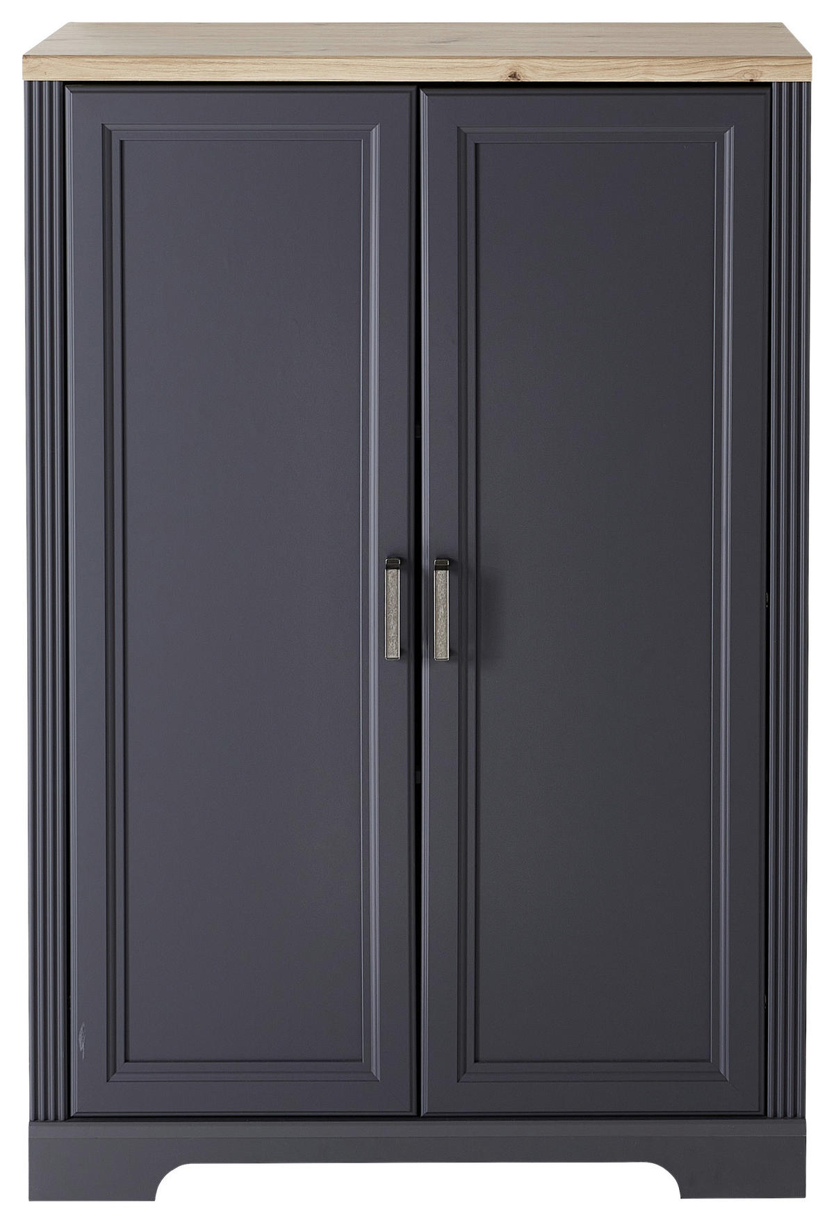 KOMMODE  in 86/127/38 cm  - Titanfarben/Graphitfarben, KONVENTIONELL, Holzwerkstoff/Metall (86/127/38cm) - Carryhome