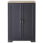 KOMMODE  in 86/127/38 cm  - Titanfarben/Graphitfarben, KONVENTIONELL, Holzwerkstoff/Metall (86/127/38cm) - Carryhome