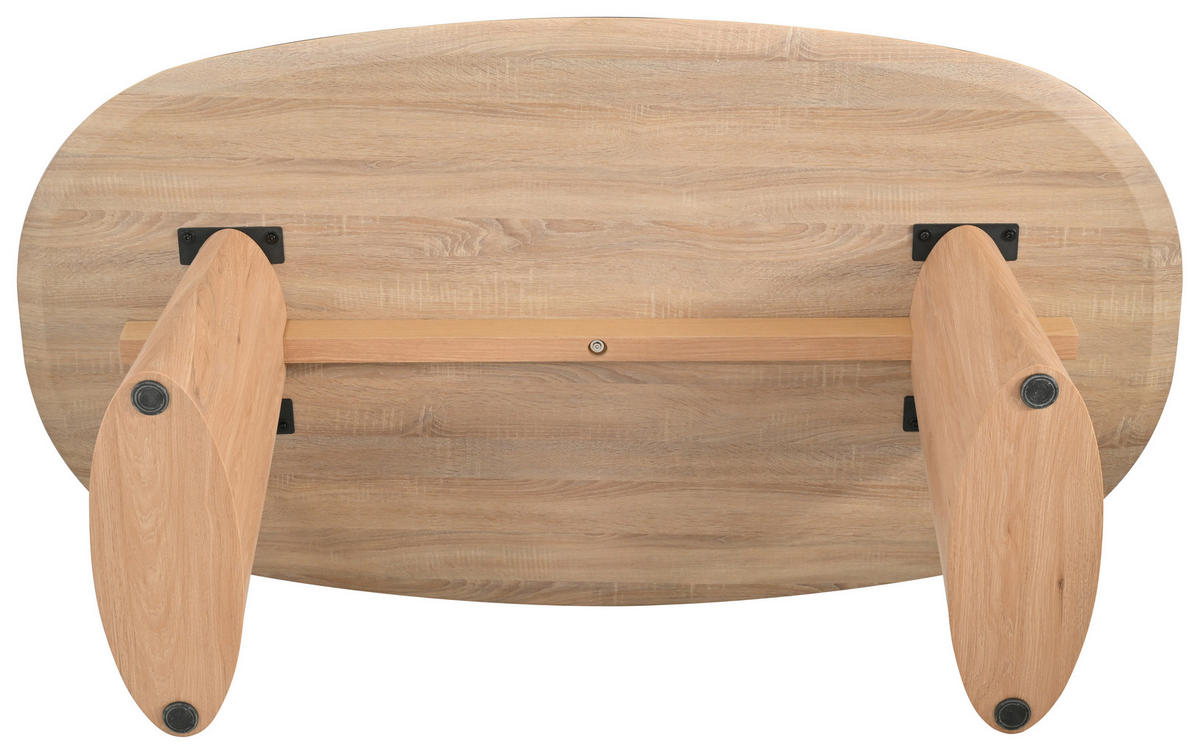 ESSTISCH 180/100/75 cm Echtholz, Nachbildung  Holz, Holzwerkstoff Naturfarben  - Naturfarben, MODERN, Holz/Holzwerkstoff (180/100/75cm) - MID.YOU