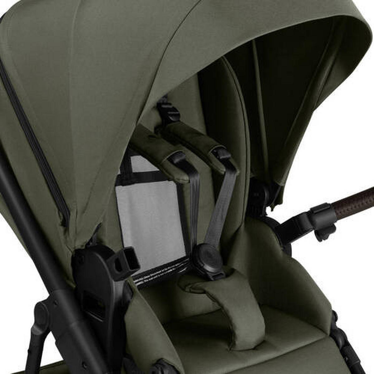KINDERWAGENSET  Salsa 5 Air - All In One Set Maxi Cosi  Avocado  - Schwarz/Weiß, Basics, Textil/Metall (95.5/63/118cm) - ABC Design