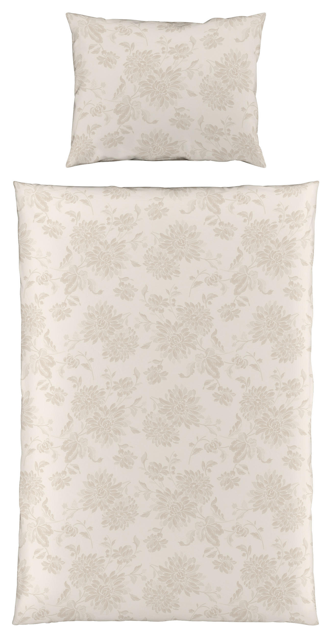 BETTWÄSCHE 2-teilig Flanell 140/200 cm  - Beige, Basics, Textil (140/200cm) - Fleuresse
