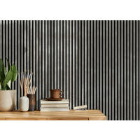 AKUSTIKPANEEL Beton foliert 57.25/1.9/267 cm  - Grau, KONVENTIONELL, Holzwerkstoff/Textil (57.25/1.9/267cm)