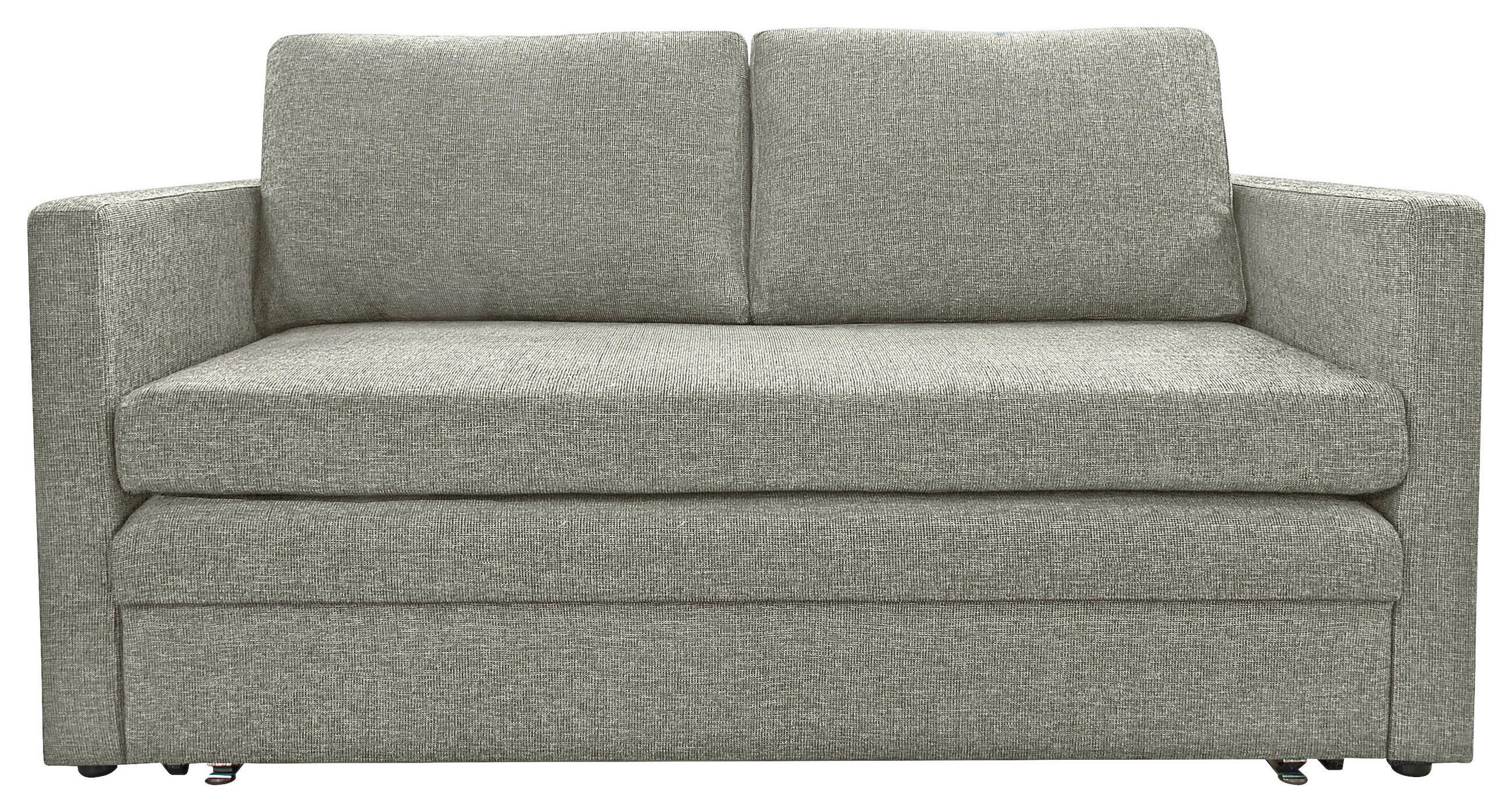 BÄDDSOFFA i greige  - greige/svart, Klassisk, textil/plast (160/85/91cm) - Best Price