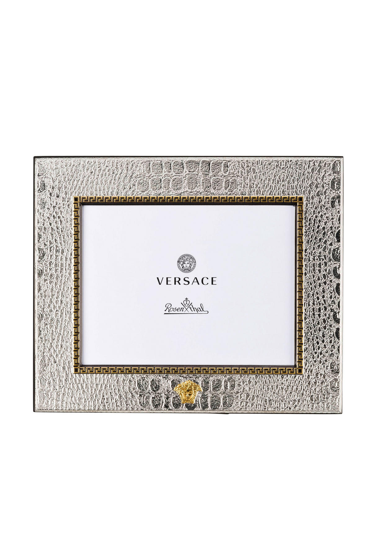 OKVIR ZA FOTOGRAFIJU       20/20/10 cm   - srebrne boje/zlatne boje, Konvencionalno, metal (20/20/10cm) - Versace