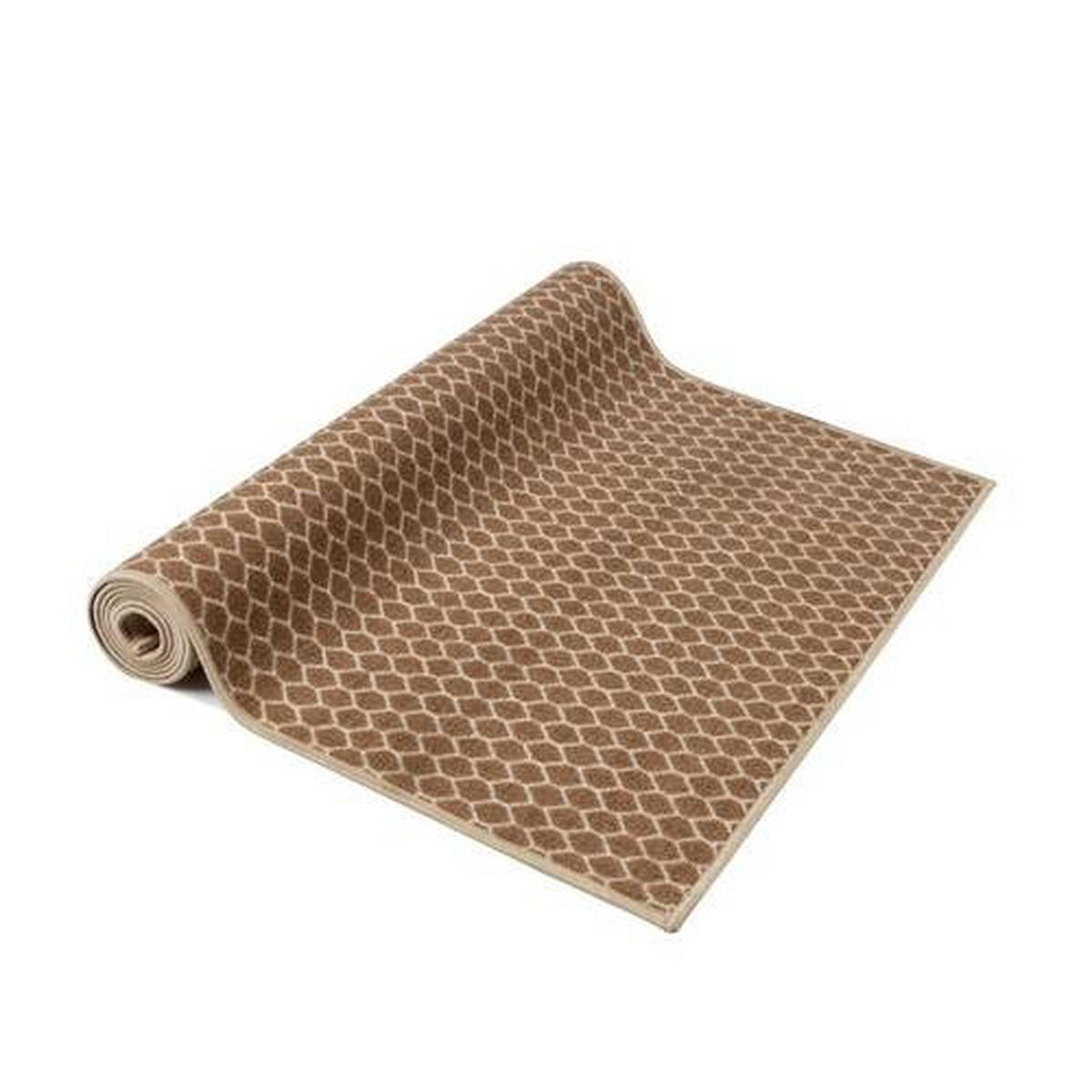 LÄUFER 80/450 cm Ennis  - Braun, Design, Kunststoff/Textil (80/450cm) - Novel