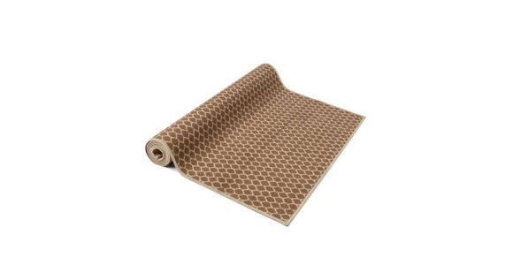 LÄUFER 80/600 cm Ennis Braun  - Braun, Design, Kunststoff/Textil (80/600cm) - Novel