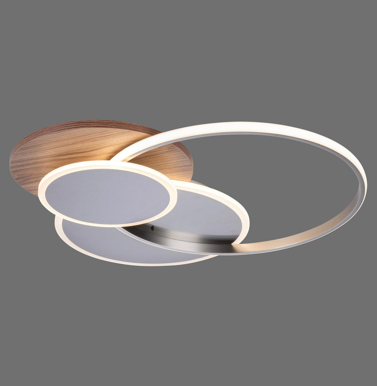 LED-DECKENLEUCHTE Palma 65/62,5/7 cm   - Design, Kunststoff/Metall (65/62,5/7cm) - Paul Neuhaus