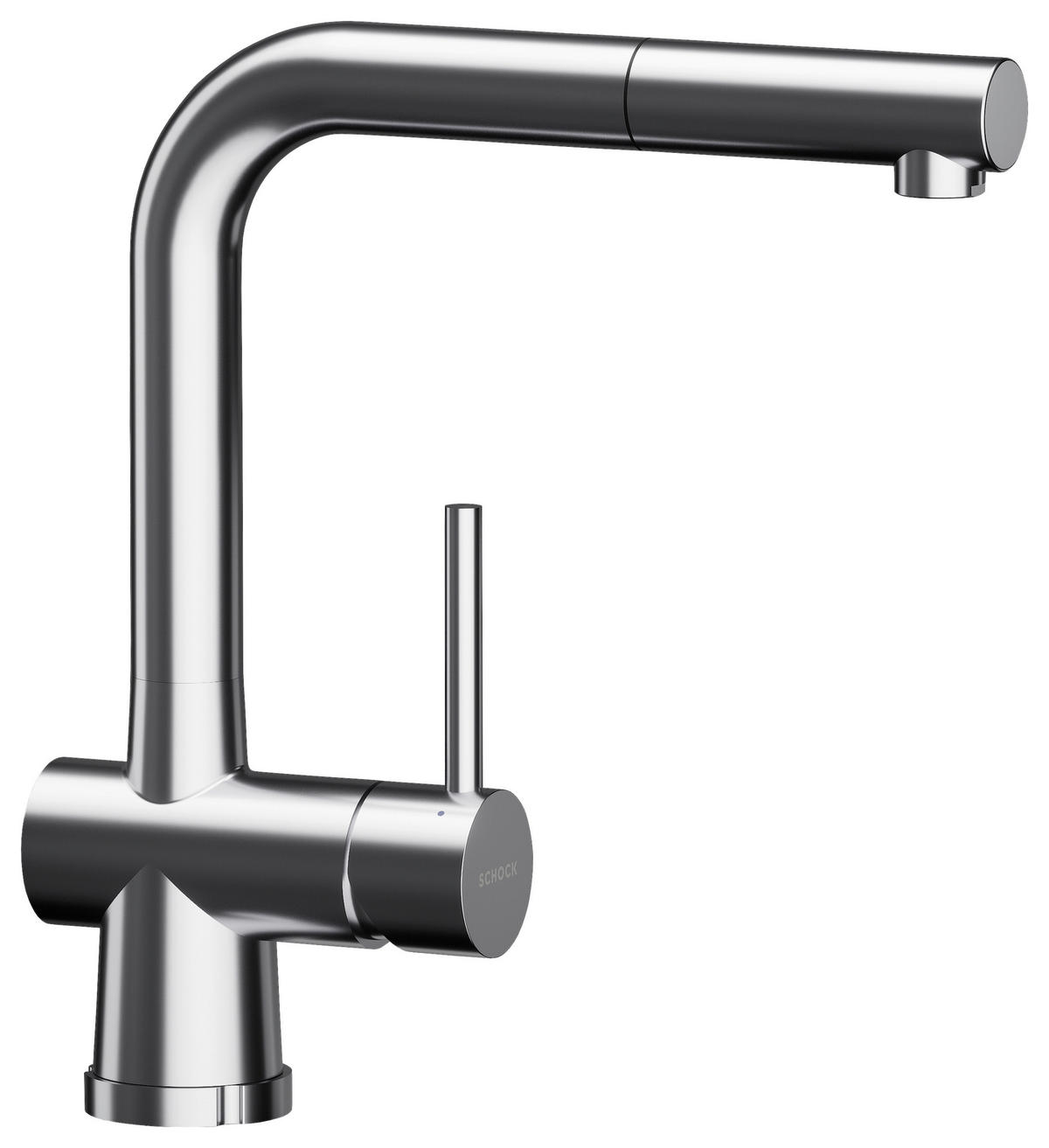 KÜCHENARMATUR 517125EDM  - Edelstahlfarben, Basics, Metall (5,1/29,6/21,6cm) - Schock