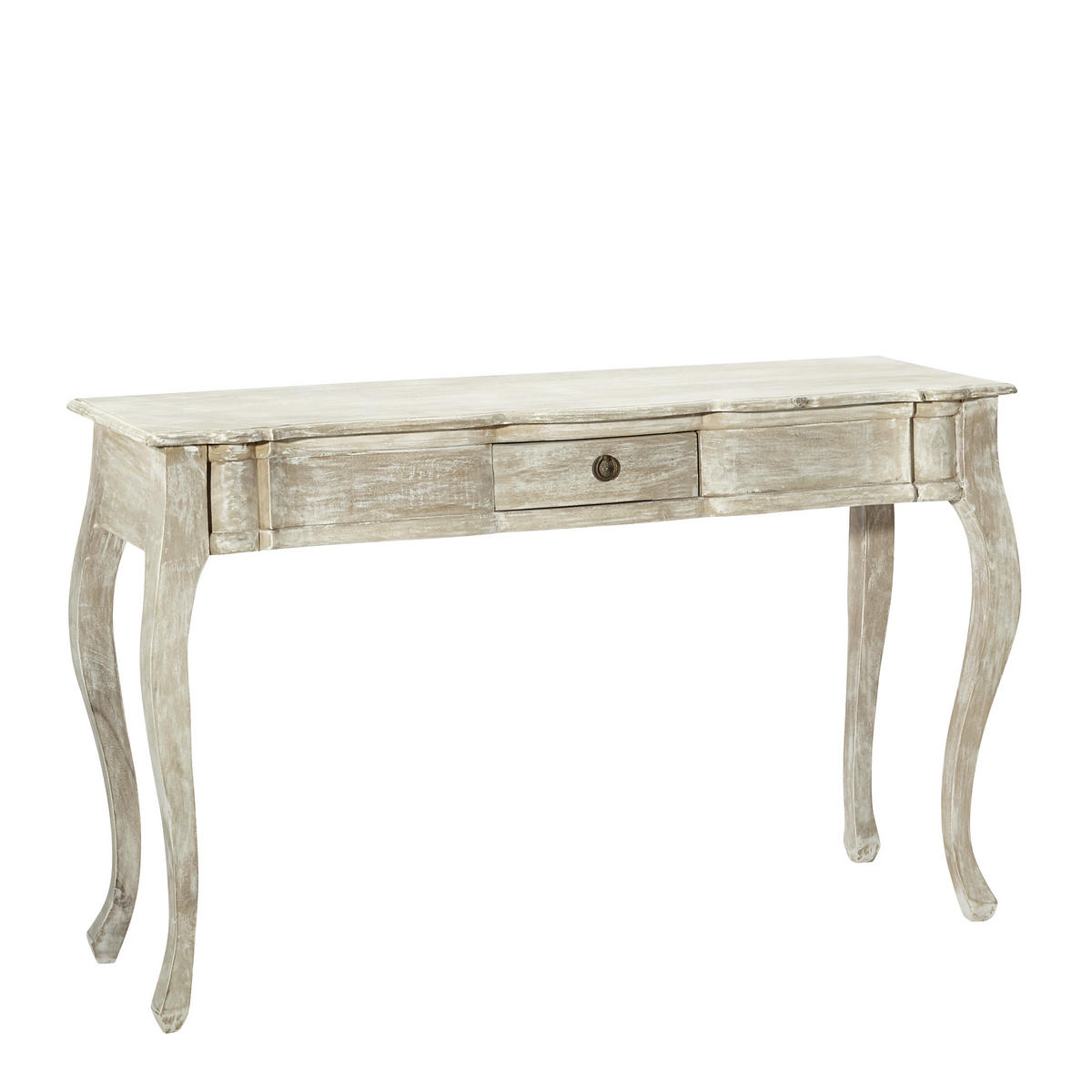 CONSOLĂ in lemn 130/40/80 cm    - alb, Trend, lemn (130/40/80cm) - Ambia Home