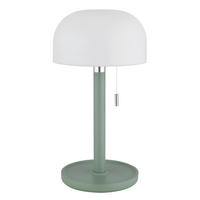 NAMIZNA SVETILKA ZA POLNJENJE  NORMAN      15/28 cm       - zelena/bela, Trend, umetna masa/les (15/28cm) - Globo