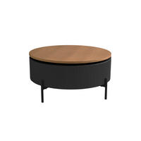 COUCHTISCH 80/80/40 cm Metall, Holzwerkstoff Stauraum  - Eichefarben, Modern, Holzwerkstoff/Metall (80/80/40cm) - Schöner Wohnen