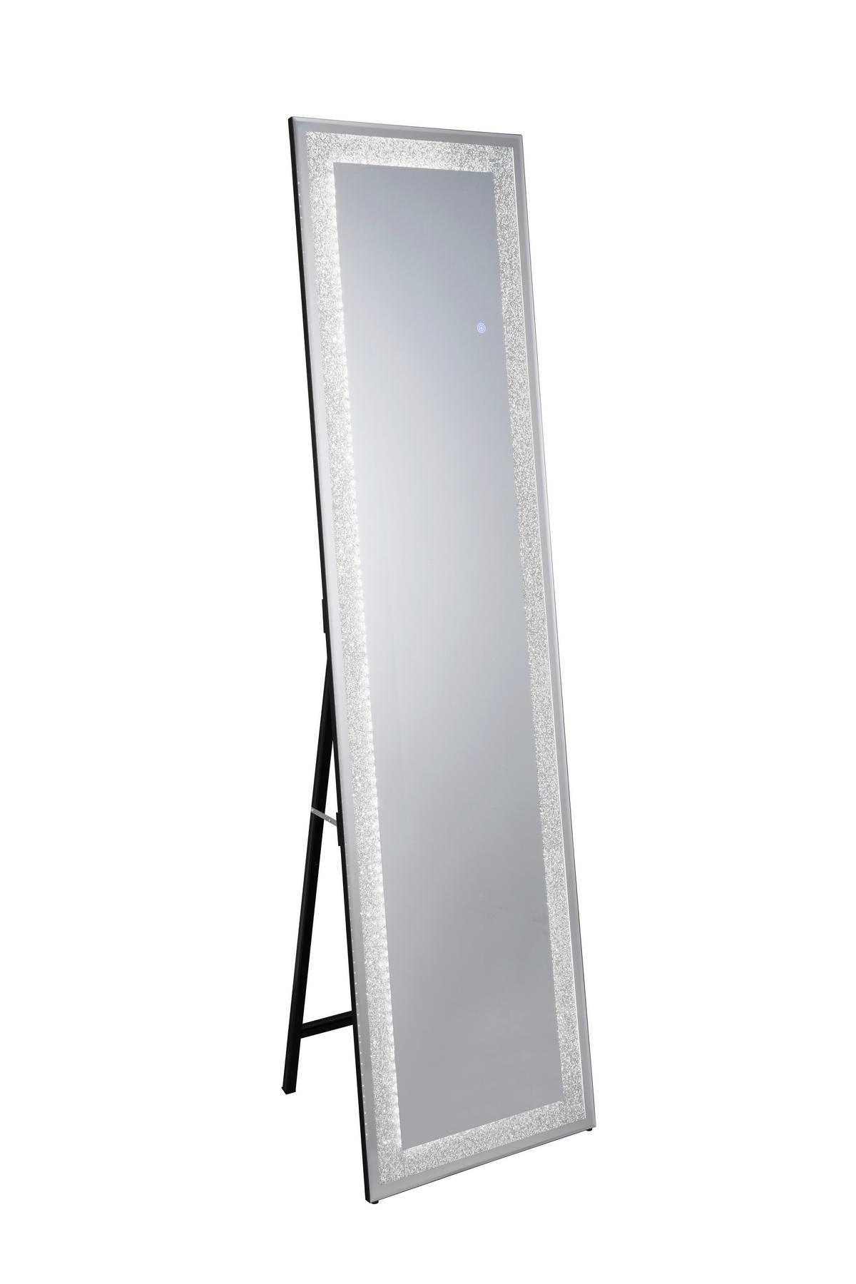 OGLINDĂ CU SUPORT 40/160/4 cm  - argintiu, Modern, sticlă (40/160/4cm) - Novel