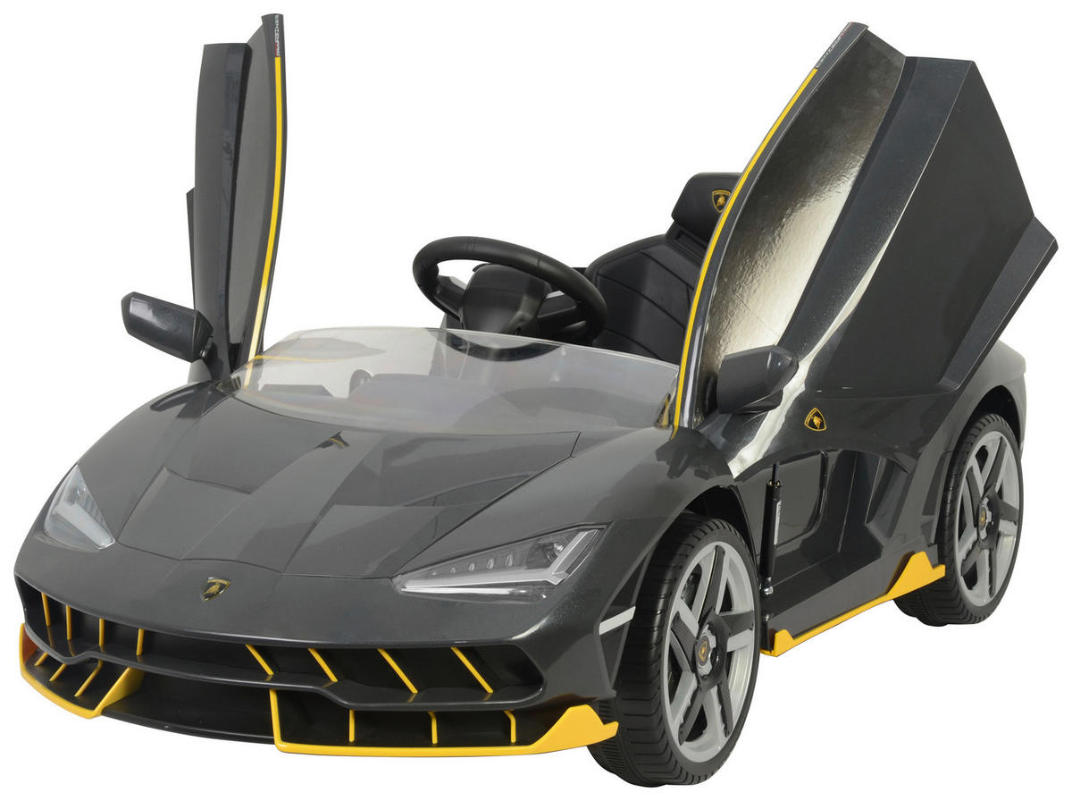 ELEKTRO-KINDERAUTO Lamborghini  - Gelb/Schwarz, Basics, Kunststoff/Metall (134,7/73/49cm)