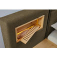 BOXSPRINGBETT 160/200 cm  in Eichefarben, Olivgrün  - Eichefarben/Olivgrün, Natur, Holz/Textil (160/200cm) - Valnatura