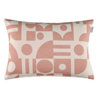 KISSENHÜLLE JustB! by Bettina Zimmermann 38/58 cm  - Altrosa/Naturfarben, Design, Textil (38/58cm) - Musterring