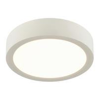 STROPNÍ LED SVÍTIDLO, 17/3,6 cm  - bílá, Konvenční, plast (17/3,6cm) - Boxxx