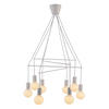 PENDELLAMPA Alto 82/82/95 cm  - vit, Design, metall (82/82/95cm)