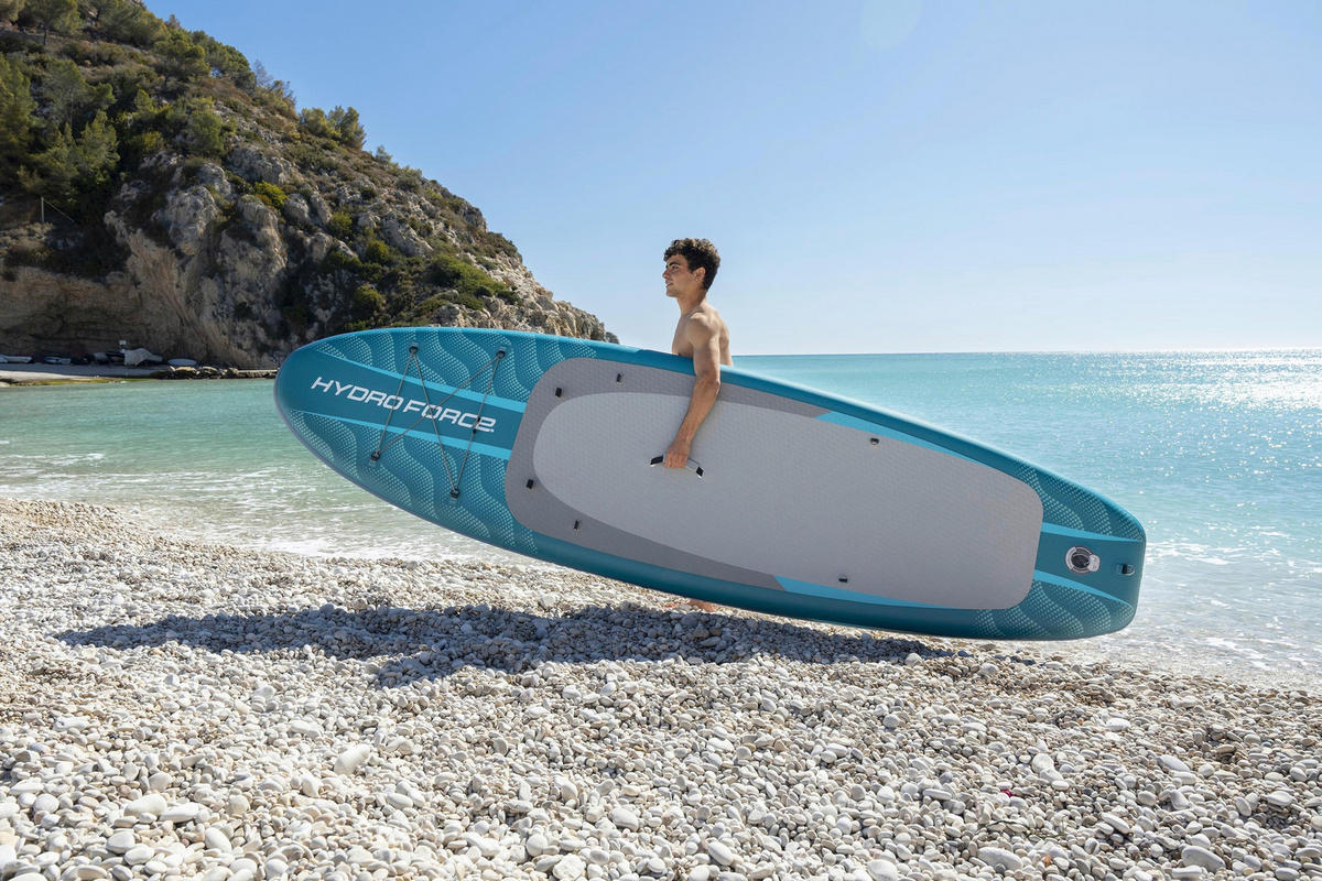 STAND-UP PADDLE BOARD 6532D AQUA DRIFTER  - Hellblau, KONVENTIONELL, Kunststoff/Metall (335/91,5/15cm) - Bestway