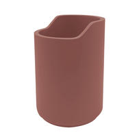 ZAHNBÜRSTENHALTER Kunststoff  - Beere, Basics, Kunststoff (7,8/11,5/7,8cm) - Spirella