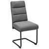 SCHWINGSTUHL  in Eisen Webstoff  - Dunkelgrau/Schwarz, LIFESTYLE, Holz/Textil (45/94/62cm) - MID.YOU