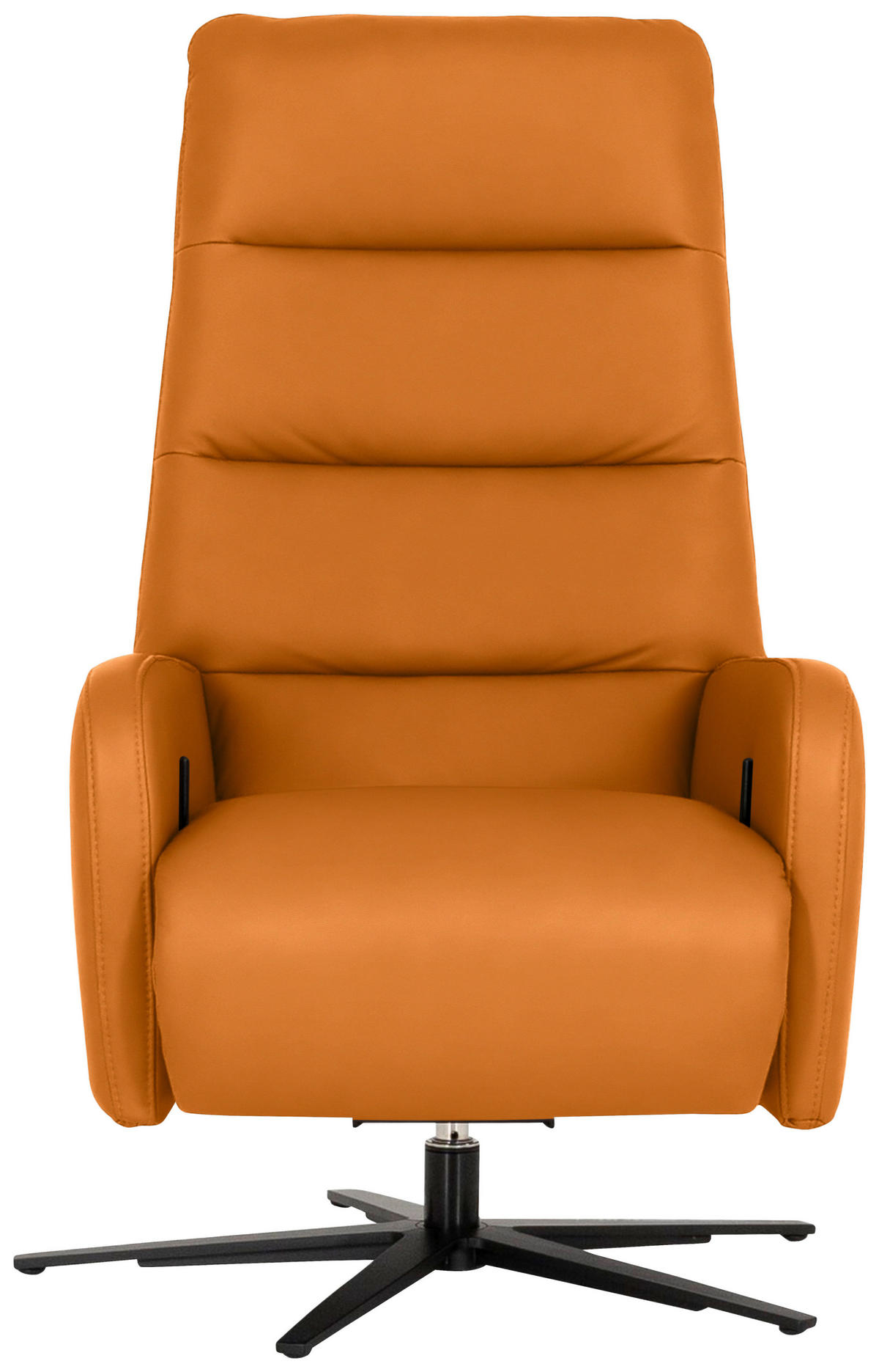 RELAXSESSEL Leder Currygelb  - Currygelb/Schwarz, Modern, Leder/Metall (66/110/83cm) - Joop!